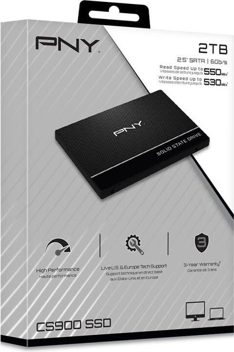 Image du produit PNY CS900 (2000 Go, 2.5")