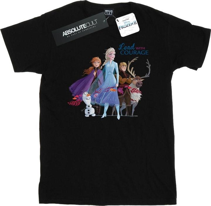 Image du produit Disney - T-shirt FROZEN LEAD WITH COURAGE - Femme (5XL)