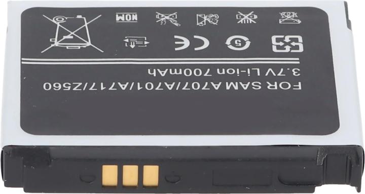 Actual product image AccuCell Battery Samsung SGH-Z560, AB553443CECSTD