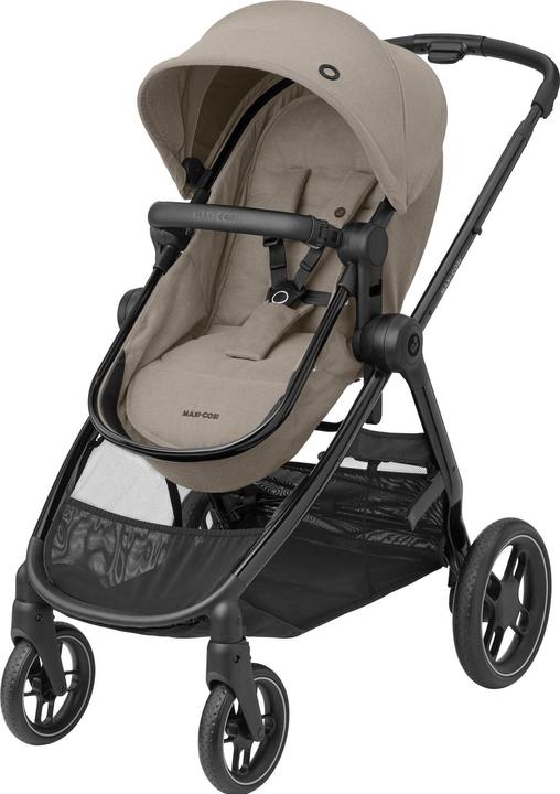 Produktbild Maxi-Cosi Zelia 3 Luxe Twillic Truffle Fr (Black glossy frame & Black Leather)