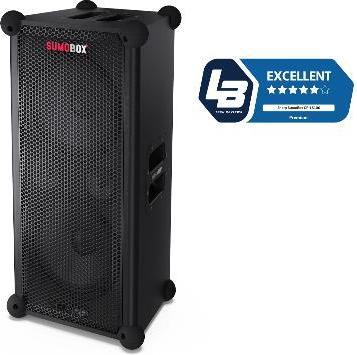 Actual product image Sharp CP-LS100 BT Party Speaker black (10 h, Rechargeable battery operated, Electrical connection)