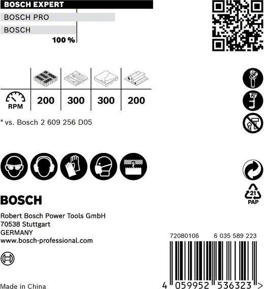 Actual product image Bosch Professional Zubehör EXPERT Construction Material hole saw, 140 x 60 mm (140 millimetres)