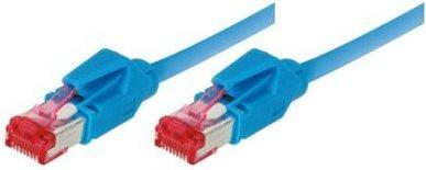 Tecline Cavo patch S/FTP, PiMF, Cat 6, blu, 1,5 m senza alogeni, con cavo Draka e spine Hirose TM21 (fino a (S/FTP, CAT6, 1.50 m)