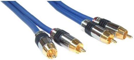 Produktbild InLine Cinch Kabel AUDIO, vergoldete Stecker, 2x Cinch (10 m, Cinch)