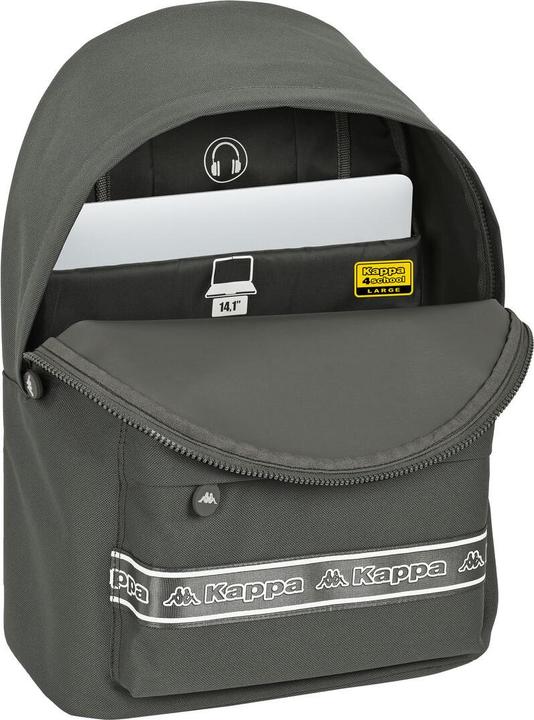 Produktbild Kappa Schulrucksack 31 x 41 x 16 cm Grau