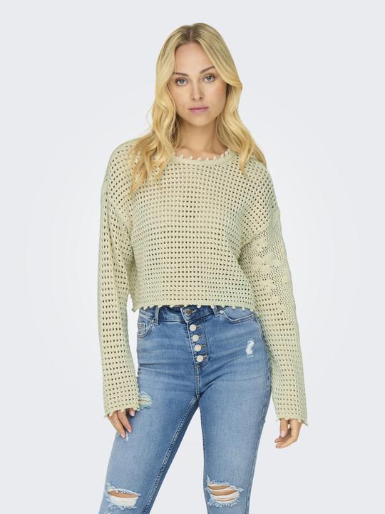 Produktbild Only Verkürzt Rundhals Pullover Strickpullover (XL)