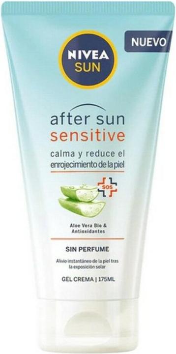 Actual product image NIVEA SUN AFTER SUN SENSITIVE gel crema sin perfume 175 ml (Gel, 175 ml)