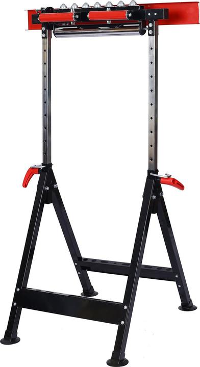 XPOtool Multifunktions-Arbeitsbock Rollenbock V-Rollen Klappbock 4in1 höhenverstellbar (6.10 cm, 75.50 cm)