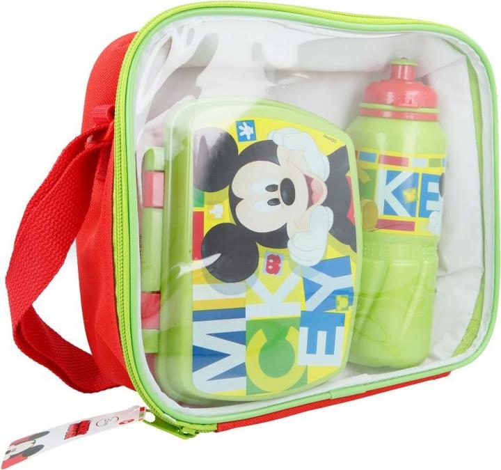 Produktbild Mickey Mouse Mickey Pelė Peliukas Mikis - Pusryčių maišelis + 530 ml vandens butelis pusryčių maišelyje