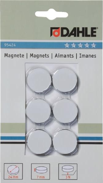 Immagine prodotto Dahle Magnete D24mm bianco (6 x)