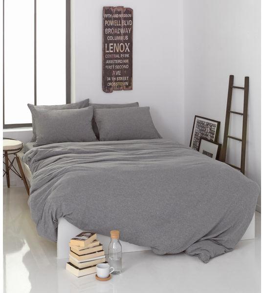 Actual product image Living Home Melange Jersey Uni (Bedding set, 50 x 70 cm, 160 x 210 cm)