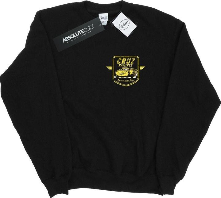 Actual product image Disney Mens Cars Cruz Ramirez Faux Pocket Logo Sweatshirt (XXL)