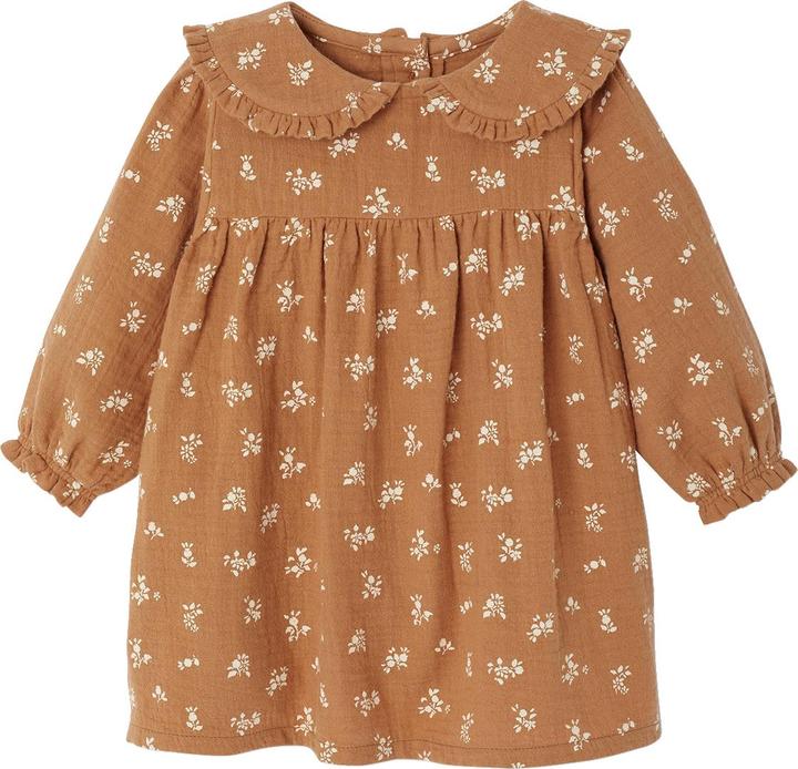 Image du produit Vertbaudet Baby Kleid aus geblümtem Musselin (92)