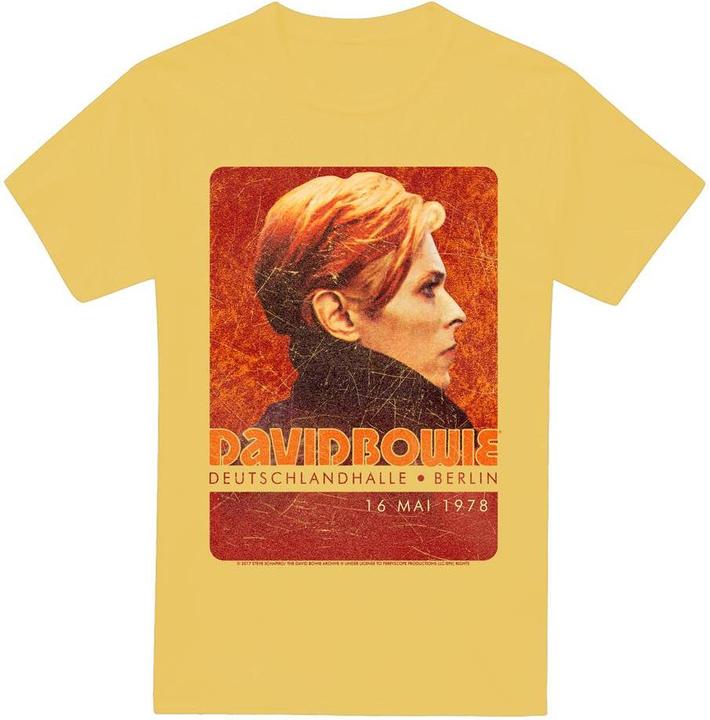Image du produit David Bowie - T-shirt STAGE TOUR BERLIN '78 - Homme (3XL)