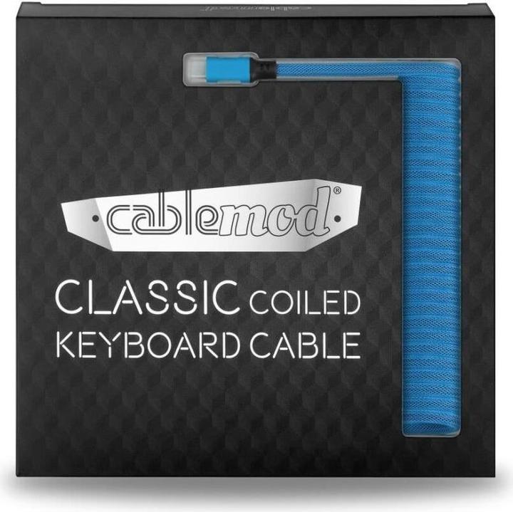 Produktbild CableMod Classic Coiled Keyboard Cable USB-C zu USB Typ A, Specturm (1.50 m, USB 2.0)