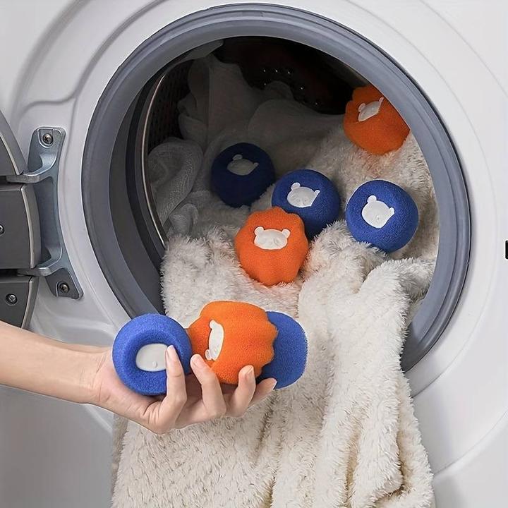 Produktbild Esmée Wiederverwendbarer Fussel Ball Tierhaarentferner für Waschmaschine / Trockner 3er Set