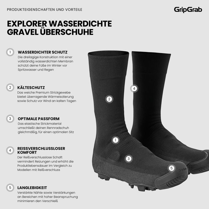 Immagine prodotto GripGrab Sovrascarpe impermeabili Explorer per ghiaia (L)