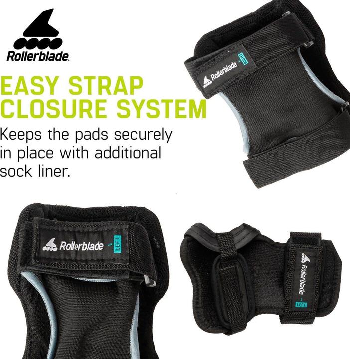 Actual product image Rollerblade Gear (3XS, Wrist protectors, Knee pad, Elbow protectors, Unique specimen)
