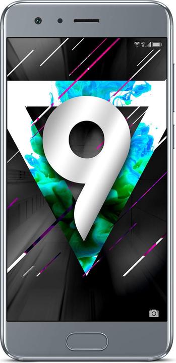 Honor 9 (64 Go, Glacier Grey, 5.15", Double SIM hybride, 12 Mpx, 4G)