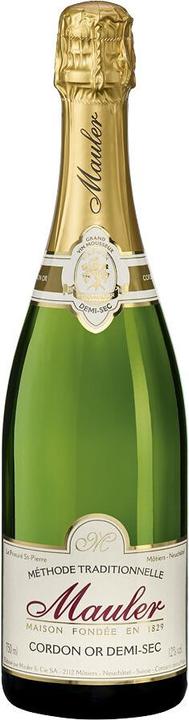 Image du produit Mauler Cordon Or demi-sec Grand Vin Mousseux Suisse (1 x 75 cl)