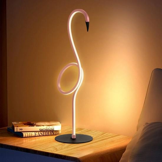 Productafbeelding Elstead Lighting Elstead Flamingo LED tafellamp Roze 6W warm wit FLAMINGO-TL-PNK (420 lm)