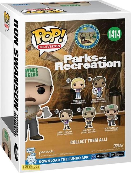 Produktbild Funko Parks and Recreation POP! TV Vinyl Figur Ron (Ranger) 9 cm