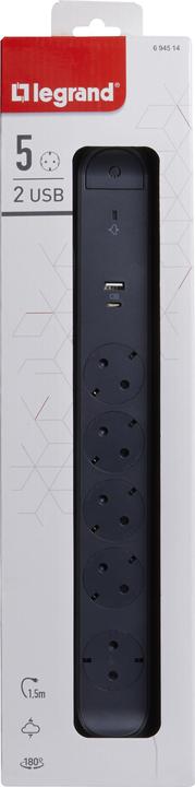 Actual product image Legrand 694514 (5 x, CEE 7/3, CEE 32/5, 1.50 m)