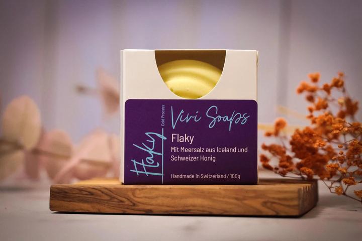 Produktbild Vivi Soaps Flaky Iceland Meersalzseife (Hartseife)