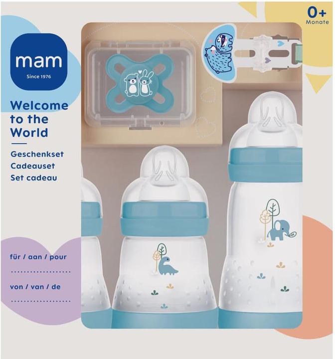 Produktbild MAM Welcome Set, 0+ M, blau (260 ml)