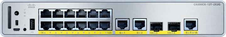 Produktbild Cisco Catalyst 9200CX - Network Essentials - switch - compact - L3 - Managed - 12 x 1000Base-T + 3 x (15 Ports)