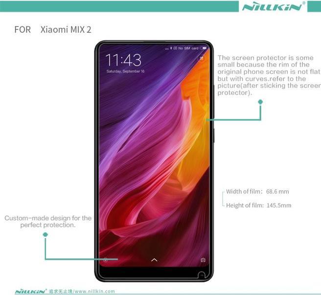 Actual product image Nillkin Matte Series (1 Piece, Mi Mix 2)