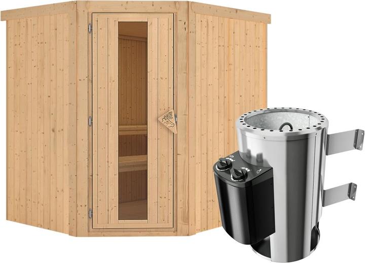Produktbild Karibu Lilja ohne Dachkranz (Plug & Play 3,6 KW interne Steuerung)