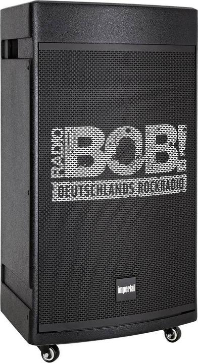 Imperial BOBs ROCK-BOX Karaoke-Anlage Inkl. Fernbedienung, Inkl. Karaoke-Funktion, Aufnahmefunktion (6 h, Akkubetrieb, Netzbetrieb)