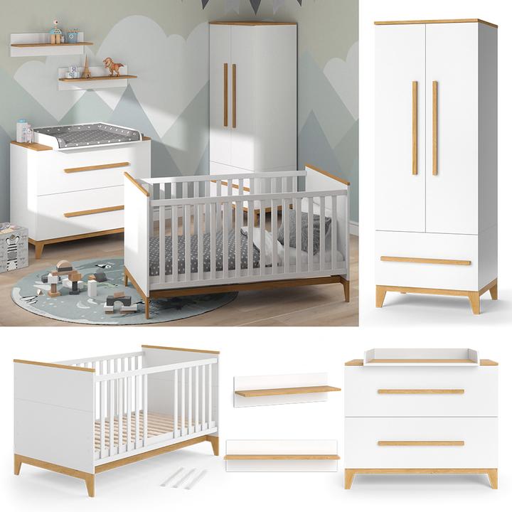 Produktbild VitaliSpa Malia (Kinderkleiderschrank, Babybett, Wickelkommode)