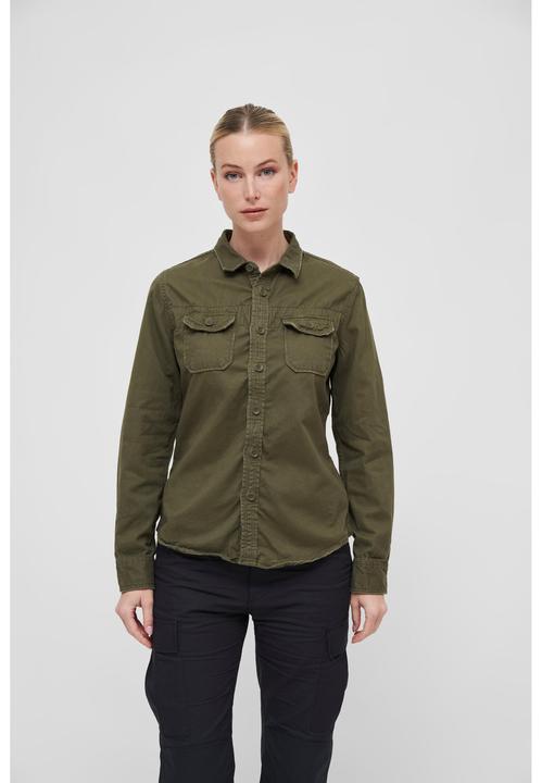 Actual product image Brandit Ladies Vintageshirt Longsleeve - 16245 (XS)