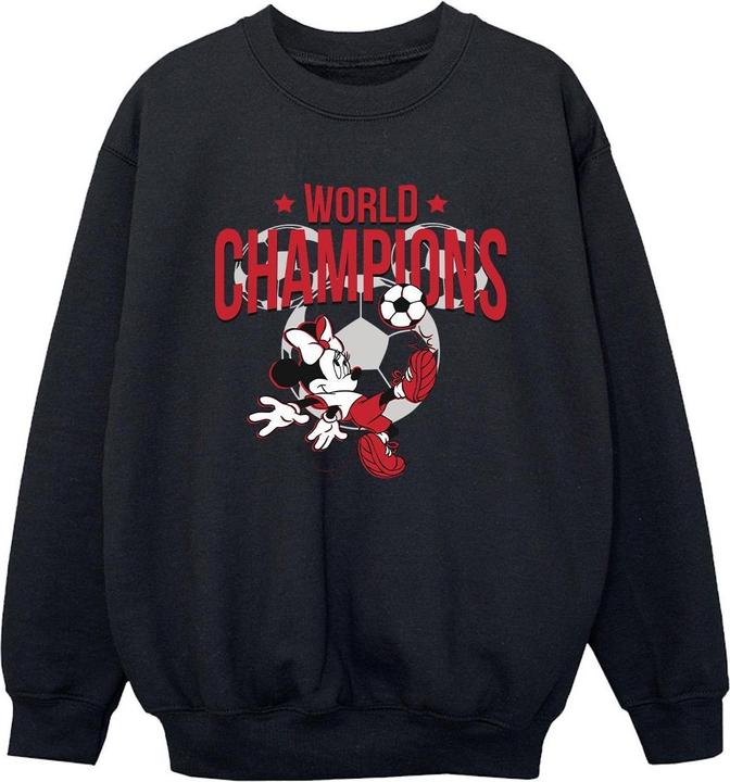 Disney Minnie Mouse World Champions Sweatshirt Jungen