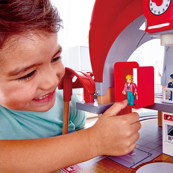 Actual product image Hape metropolitan railway station