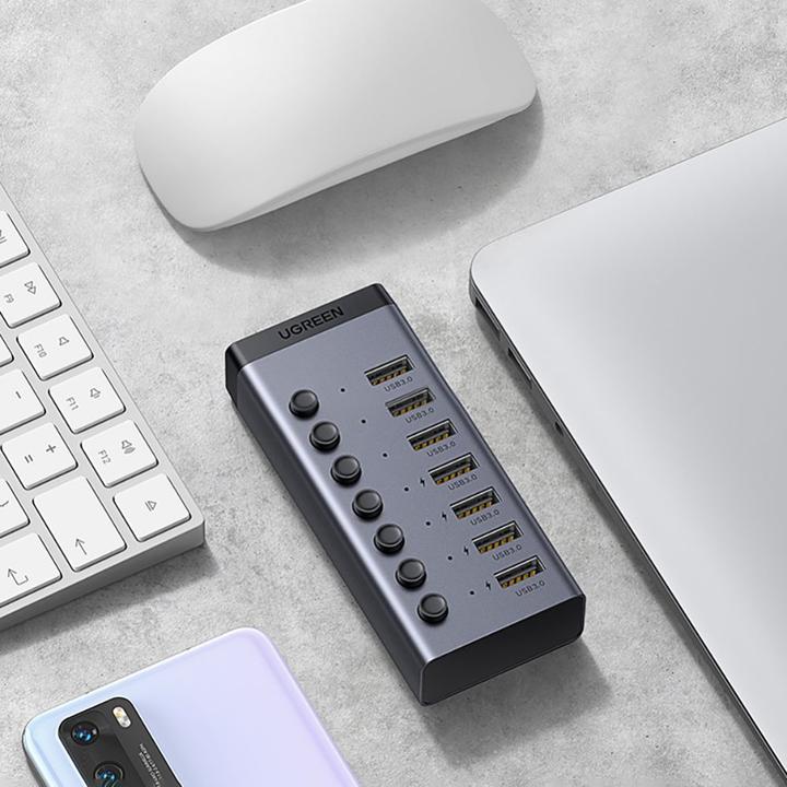 Produktbild Ugreen multifunction HUB 7in1 (USB-C, 8 Ports)