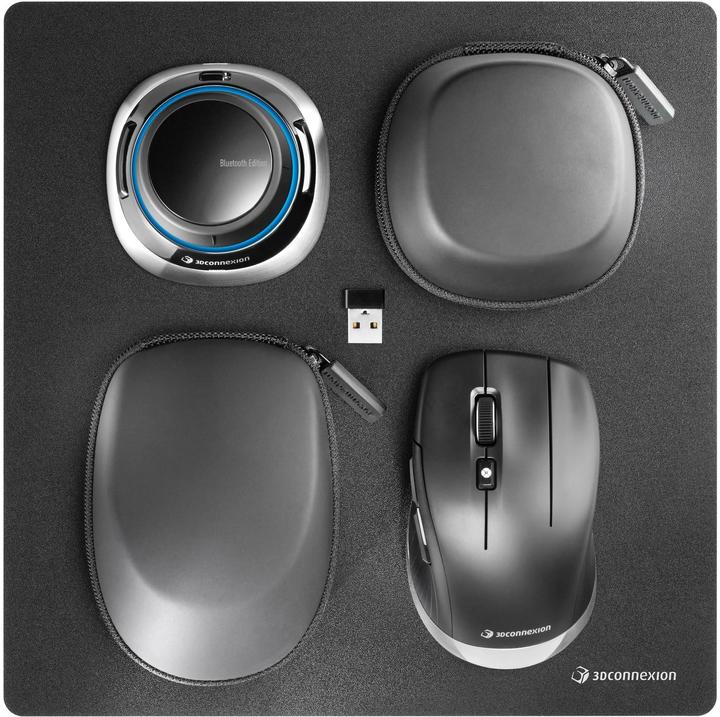 3Dconnexion Spacemouse Wireless Kit 2 (Kabellos, Kabelgebunden)