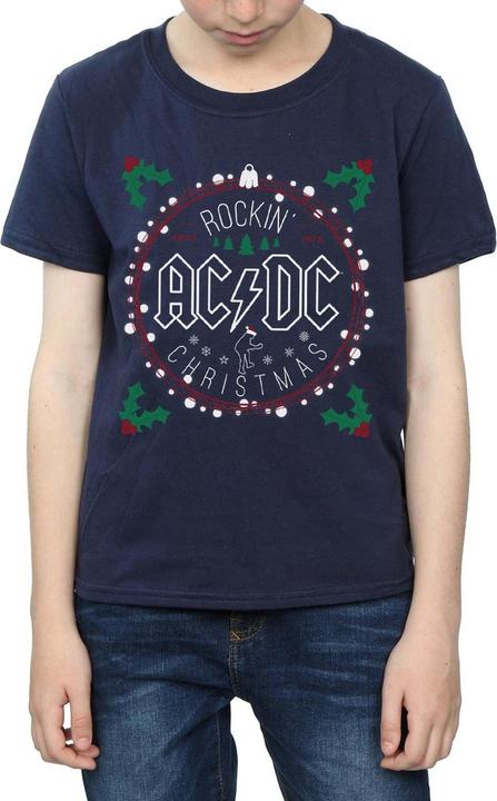 Immagine prodotto AC/DC Maglietta Natale Ragazzi (140, 146)