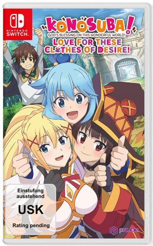 Image du produit Pqube Konosuba! SWITCH Blessing on this Wonderful World (Bénédiction SWITCH sur ce monde merveilleux) (Switch, Switch Lite, Switch OLED, DE)