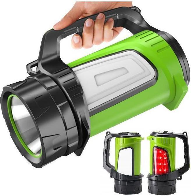 Produktbild Maclean MCE345 3-in-1-LED-Taschenlampe, wiederaufladbar, Suchscheinwerfer, Hand-Powerbank-Funktion, 3 Modi (250 lm)