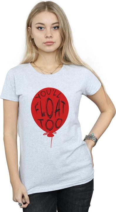 Actual product image Universal Textiles Womens/Ladies Pennywise You'll Float Too Cotton T-Shirt (M)