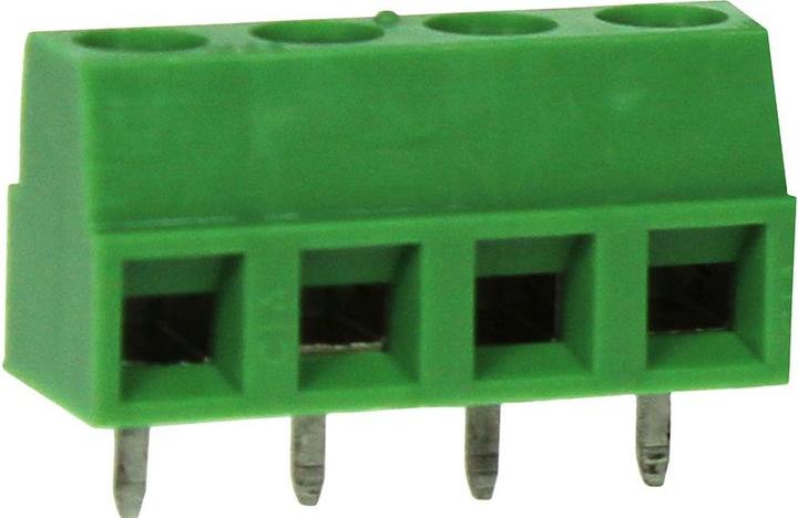 RND Electronics Morsettiera a basso profilo, connettore, diritto, passante, passo 5,08 mm, orizzontale