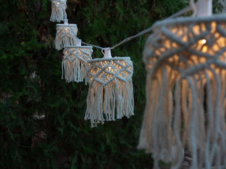 Actual product image Newgarden MYKONOS LED light garland cotton solar 8m E12 IP44 (E12, IP44)