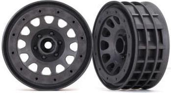 Image du produit Traxxas Wheels, Method 105 2.2 ' (charcoal gr ay, beadlock) (beadlock rings sold se parately)
