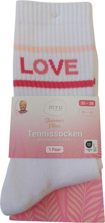 Produktbild MYU Tennissocken Happy (35 - 38)