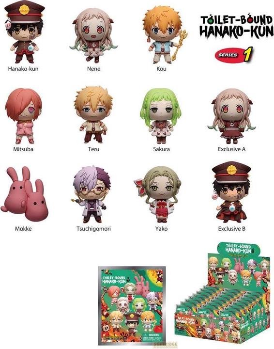Actual product image Monogram Int. Toilet Bound Hanako-Kun présentoir porte-clés sac à dos Series 01 (24)