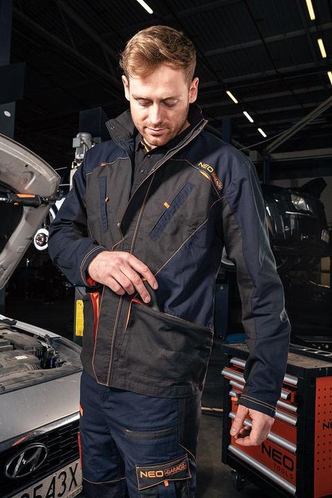 Actual product image Neo Garage work blouse, 100 % ripstop cotton, size L (L)