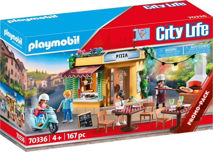 Playmobil Pizzeria mit Gartenrestaurant (70336, Playmobil City Life)
